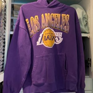 mens lakers hoodie sweater jacket